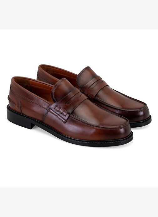 Aista Taba Erkek Günlük Deri Loafer Ayakkabı - Görsel 2