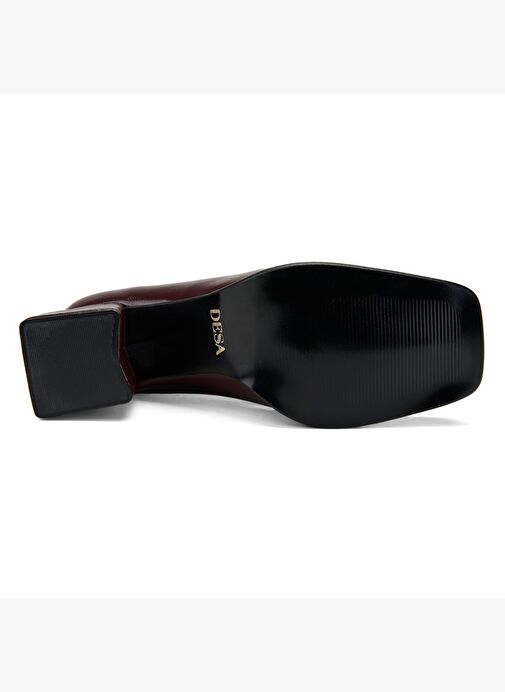 Kadın Bordo Klasik Ayakkabı - Görsel 5