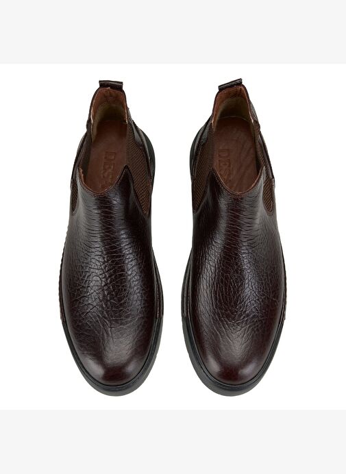 Trevin Kahve Erkek Deri Chelsea Bot - Görsel 8