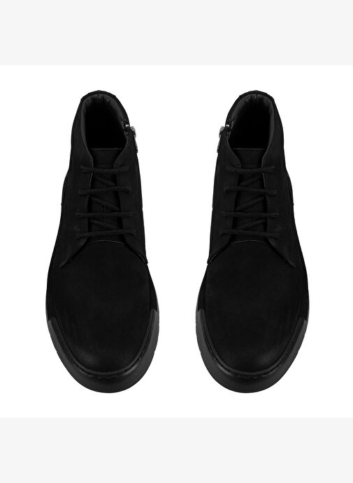 Desa Desa Rosalea Siyah Erkek Nubuk Deri Bot Boyner'de! Siyah - 6. görsel