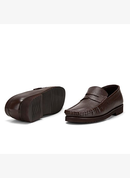 Rahel Kahve Erkek Günlük Deri Ayakkabı - Görsel 6