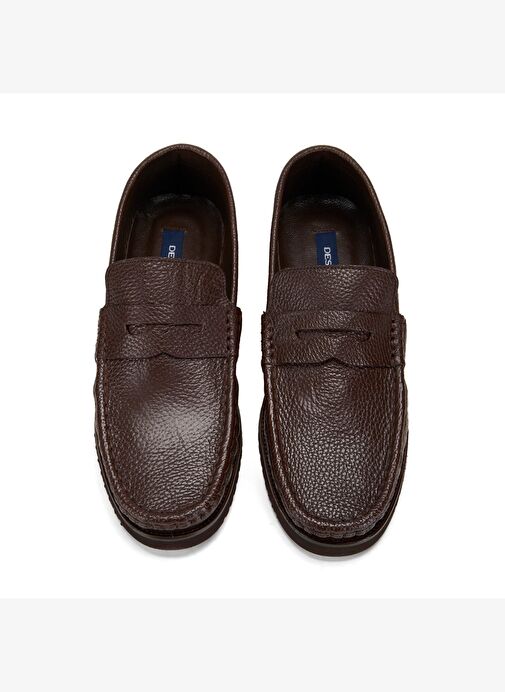 Rahel Kahve Erkek Günlük Deri Ayakkabı - Görsel 7