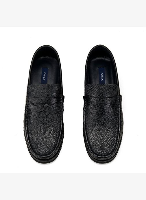 Rahel Siyah Erkek Günlük Deri Ayakkabı - Görsel 7