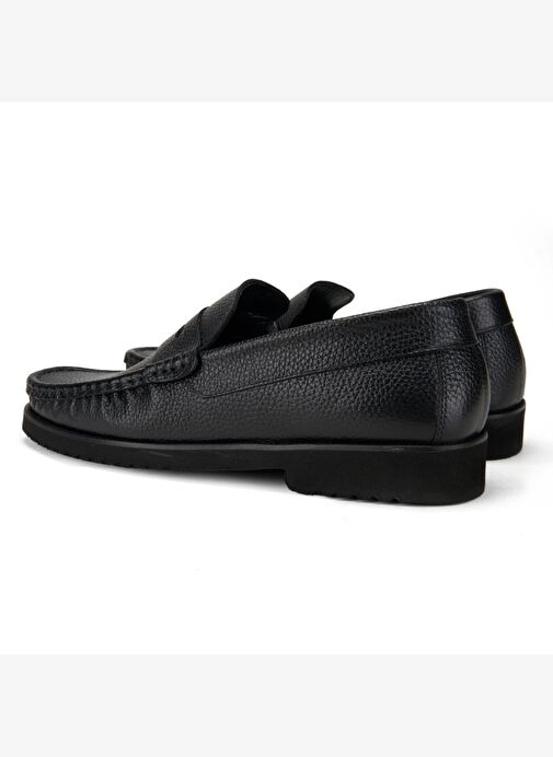 Rahel Siyah Erkek Günlük Deri Ayakkabı - Görsel 8