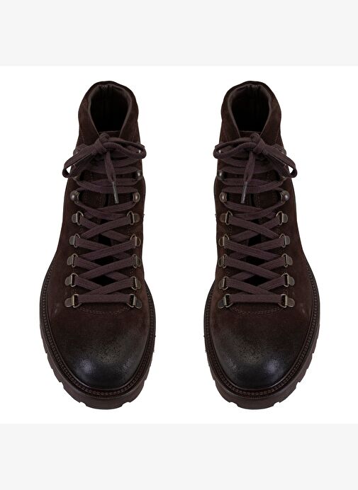 Keid Kahve Erkek Süet Bağcıklı Bot - Görsel 6