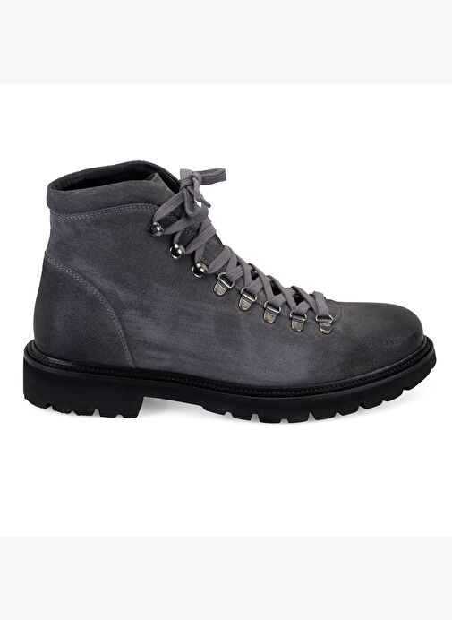 Keid Antrasit Erkek Süet Bağcıklı Bot - Görsel 4