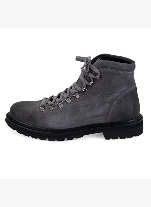 Keid Antrasit Erkek Süet Bağcıklı Bot - Görsel 5