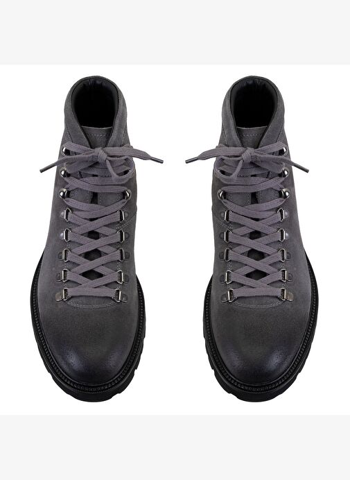 Keid Antrasit Erkek Süet Bağcıklı Bot - Görsel 7