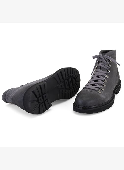 Keid Antrasit Erkek Süet Bağcıklı Bot - Görsel 9