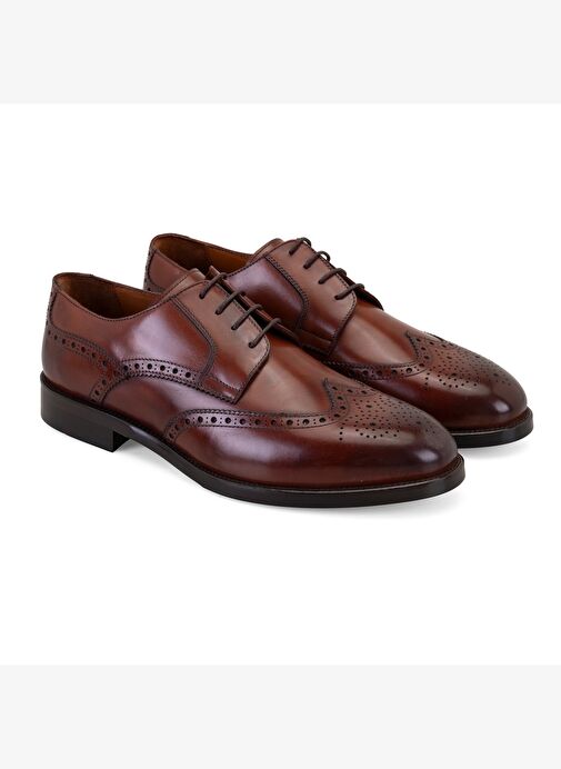 Trever Kahve Erkek Deri Klasik Ayakkabı - Görsel 2