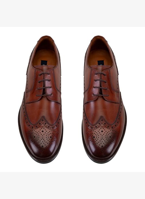 Trever Kahve Erkek Deri Klasik Ayakkabı - Görsel 6