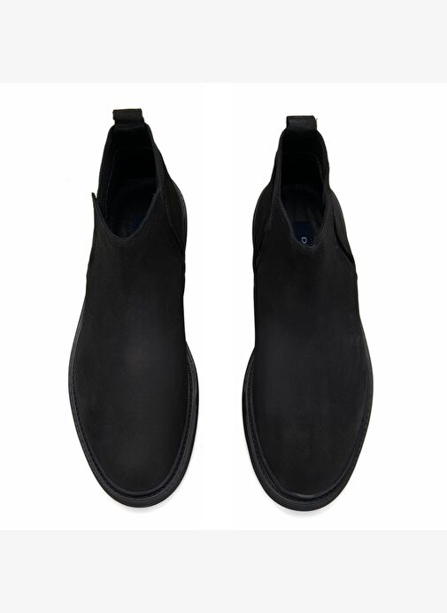 Arella Siyah Erkek Nubuk Deri Bot - Görsel 7