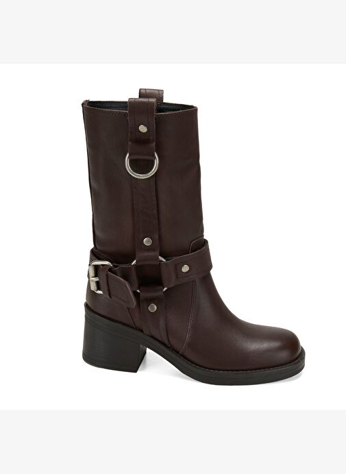 Desa Desa Kahverengi Kadın Kahve Deri Kovboy Çizme Bot | Boyner Kahverengi - 4. görsel