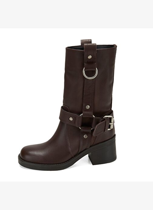 Desa Desa Kahverengi Kadın Kahve Deri Kovboy Çizme Bot | Boyner Kahverengi - 5. görsel