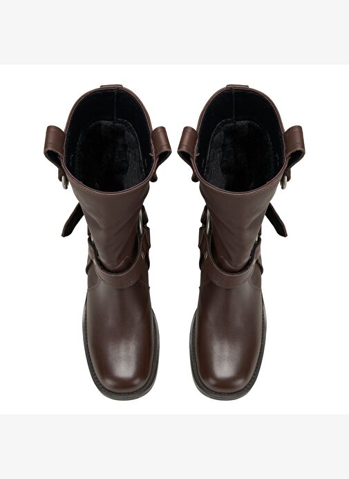 Desa Desa Kahverengi Kadın Kahve Deri Kovboy Çizme Bot | Boyner Kahverengi - 8. görsel