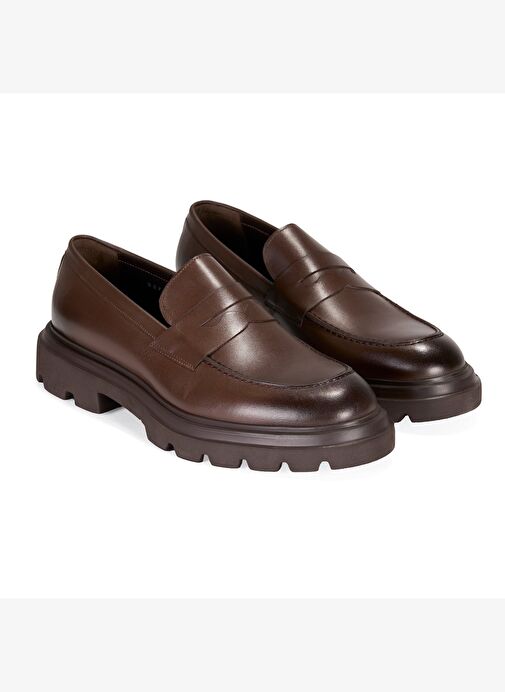 Gunnar Kahve Erkek Deri Günlük Ayakkabı - Görsel 2
