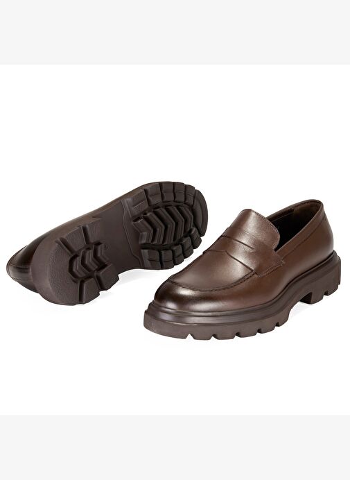 Gunnar Kahve Erkek Deri Günlük Ayakkabı - Görsel 6