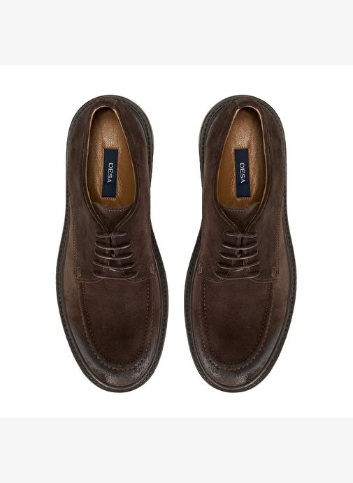 Fabian Kahve Erkek Süet Deri Günlük Ayakkabı - Görsel 8