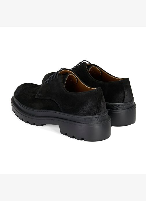 Fabian Siyah Erkek Süet Deri Günlük Ayakkabı - Görsel 8