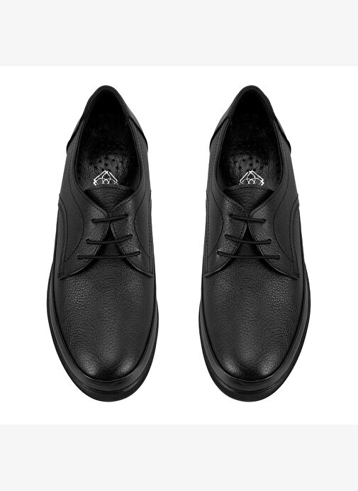 Hailee Siyah Kadın DesaComfort Dolgu Topuklu Deri Günlük Ayakkabı - Görsel 5