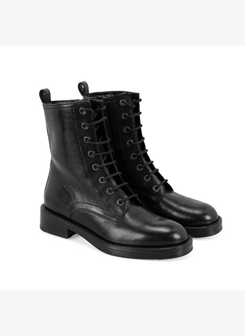 Etira Siyah Kadın Deri Bot - Görsel 3