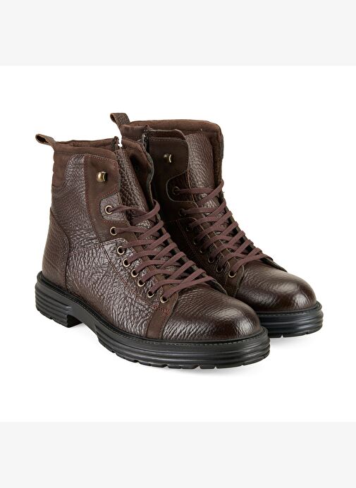 Linia Kahve Erkek Deri Bot - Görsel 2