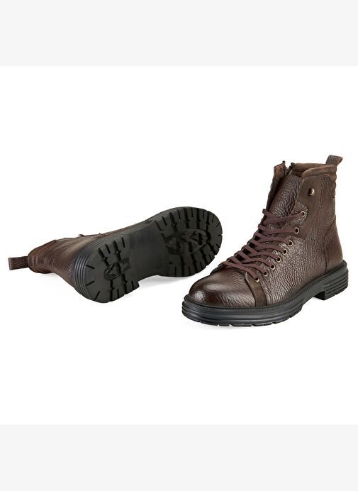 Linia Kahve Erkek Deri Bot - Görsel 6