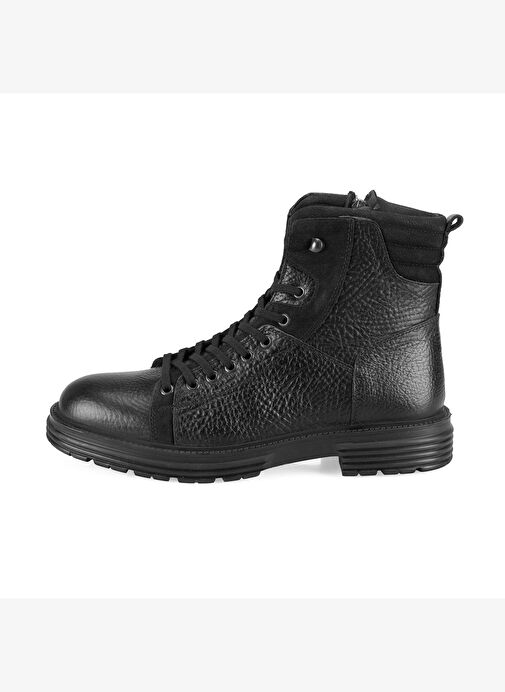 Linia Siyah Erkek Deri Bot - Görsel 4