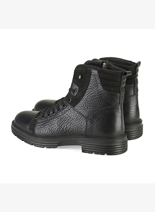 Linia Siyah Erkek Deri Bot - Görsel 5