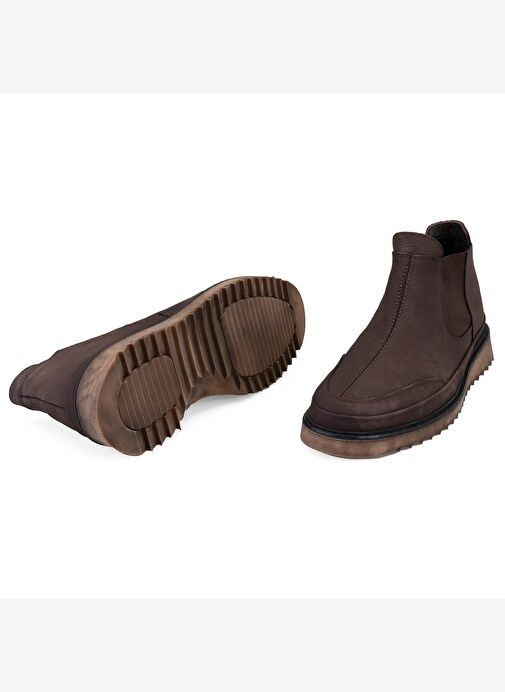 Aniana Kahve Erkek Deri Chelsea Bot - Görsel 6