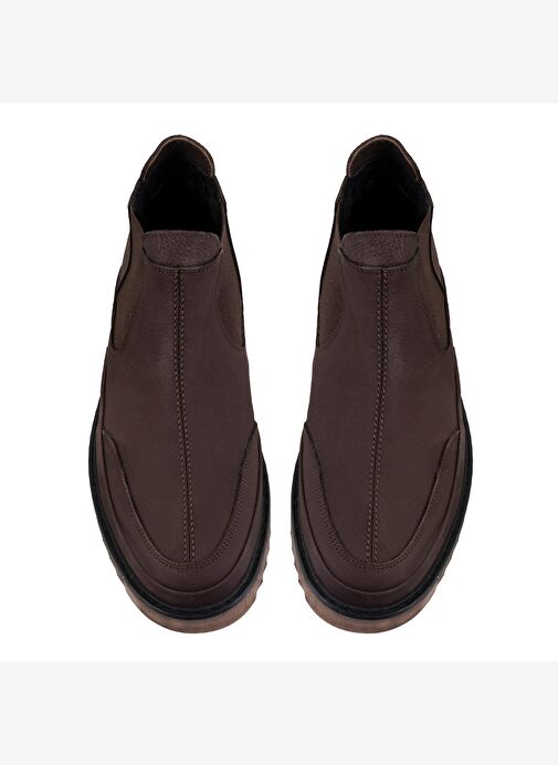 Aniana Kahve Erkek Deri Chelsea Bot - Görsel 8