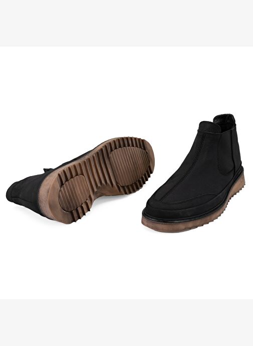 Desa Desa Aniana Siyah Erkek Deri Chelsea Bot | Boyner Siyah - 6. görsel