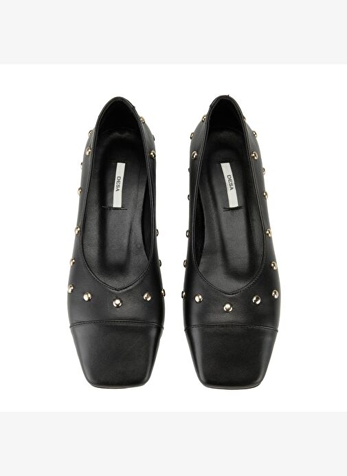 Kadın Siyah Günlük Deri Ayakkabı - Görsel 8