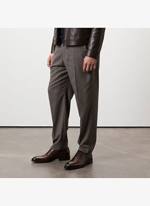 Howard Kahve Erkek Deri Klasik Ayakkabı - Görsel 3