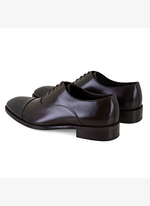 Howard Kahve Erkek Deri Klasik Ayakkabı - Görsel 6