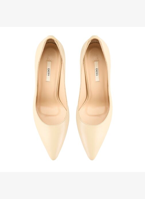 Kadın Ten Klasik Deri Stiletto - Görsel 8