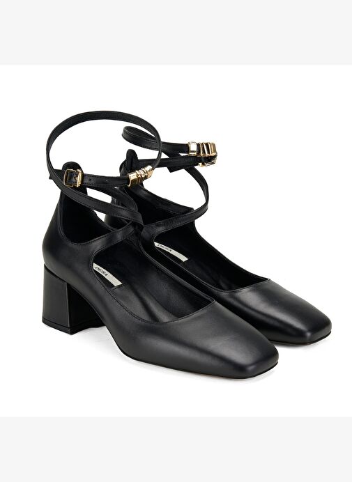 Kadın Siyah Klasik Ayakkabı - Görsel 2