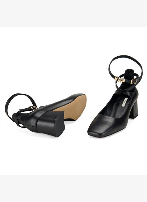 Kadın Siyah Klasik Ayakkabı - Görsel 6