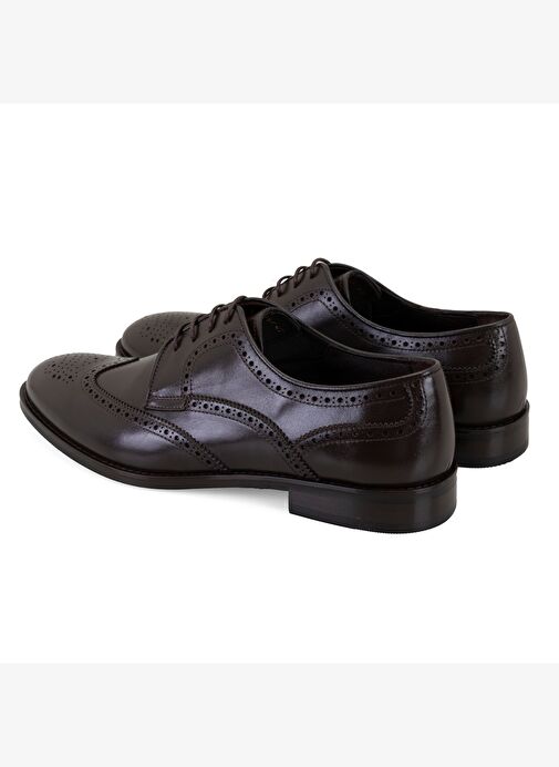 Judah Kahve Erkek Deri Klasik Ayakkabı - Görsel 5