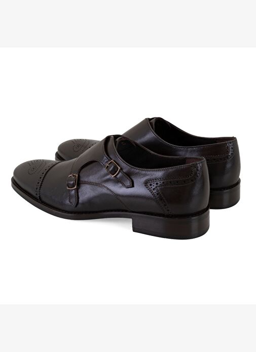 Olian Kahve Erkek Deri Klasik Ayakkabı - Görsel 5