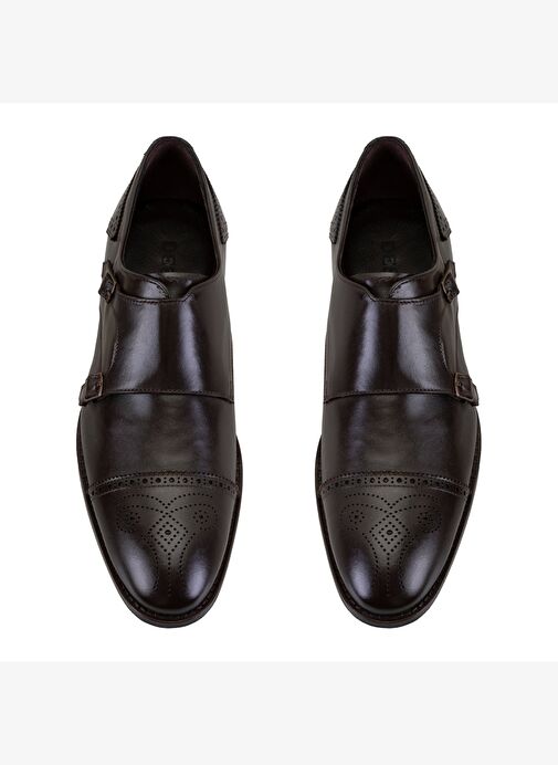 Olian Kahve Erkek Deri Klasik Ayakkabı - Görsel 6