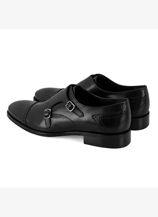 Olian Siyah Klasik Erkek Deri Ayakkabı - Görsel 5