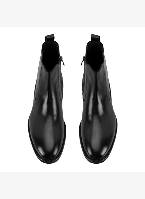 Luella Siyah Erkek Deri Bot - Görsel 8