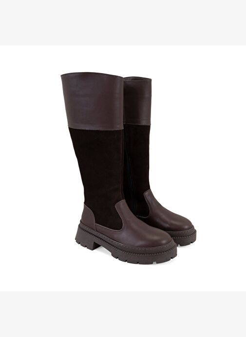 Desa Desa Kahverengi Kadın Kahve Deri Çizme Bot | Boyner Kahverengi - 2. görsel