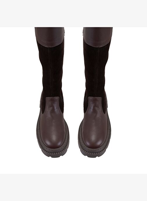 Desa Desa Kahverengi Kadın Kahve Deri Çizme Bot | Boyner Kahverengi - 6. görsel