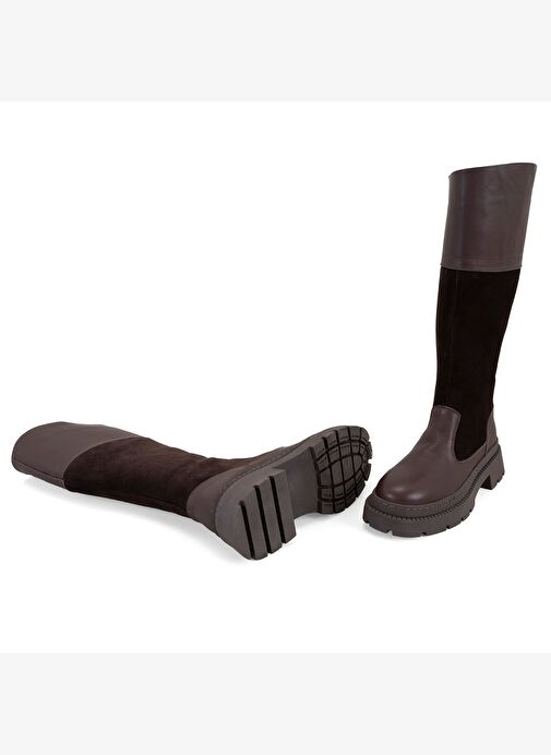 Desa Desa Kahverengi Kadın Kahve Deri Çizme Bot | Boyner Kahverengi - 9. görsel