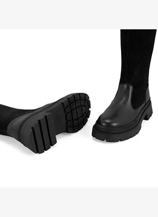 Desa Desa Kadın Siyah Deri Çizme Bot | Boyner Siyah - 8. görsel