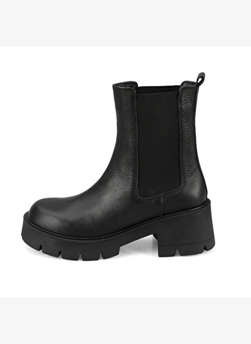 Desa Desa Kadın Siyah Topuklu Deri Bot Boyner'de! Siyah - 5. görsel