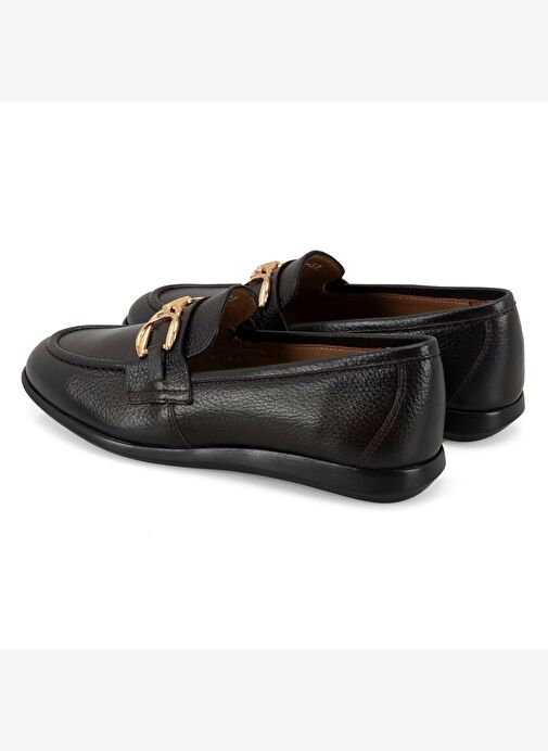 Kadın Kahve Günlük Deri Ayakkabı - Görsel 5