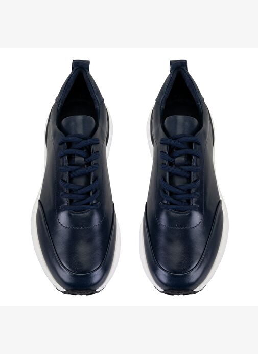 Bria Lacivert Erkek Deri Spor Ayakkabı - Görsel 7